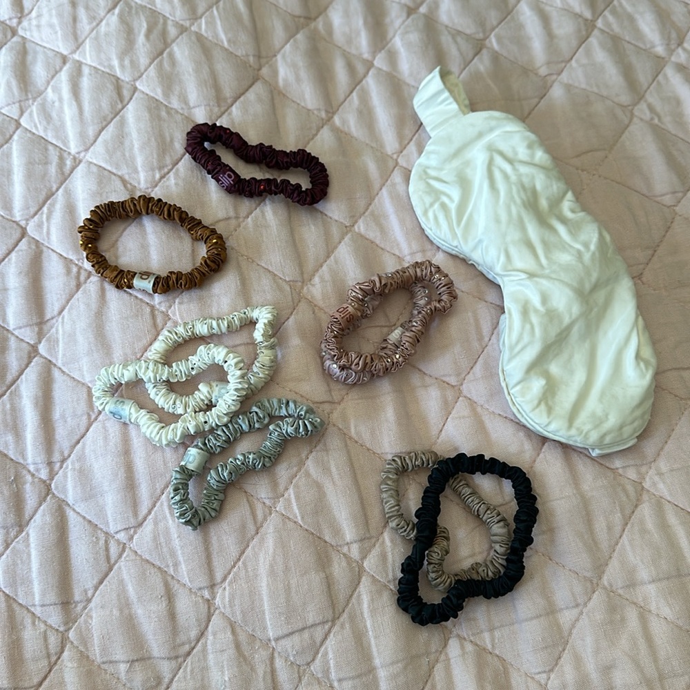 Slip Hair Ties & Eye Mask